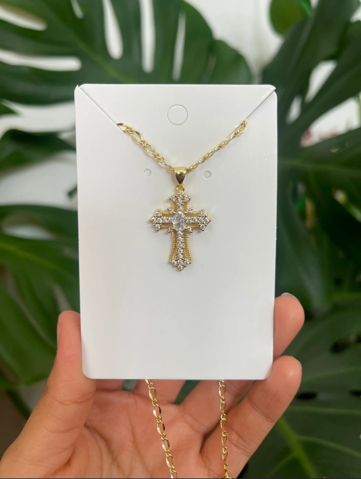 Elegant Cross Necklace