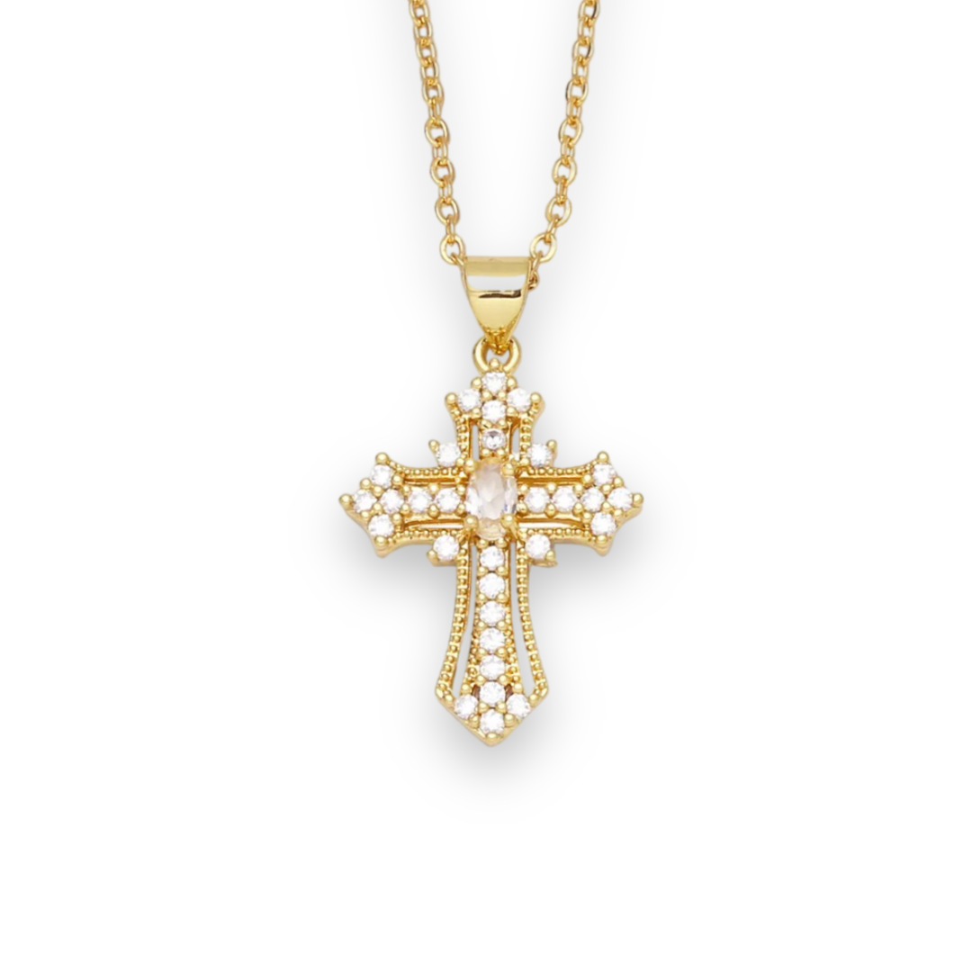 Elegant Cross Necklace