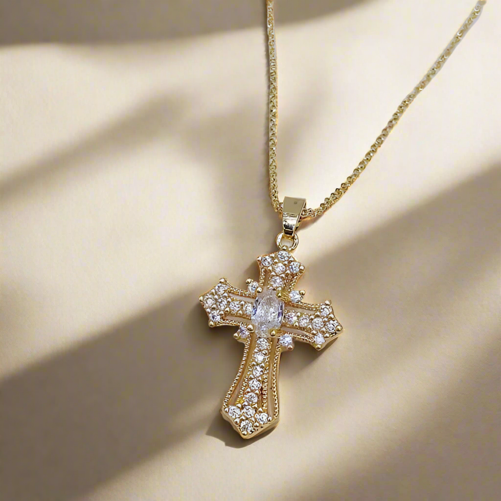 Elegant Cross Necklace