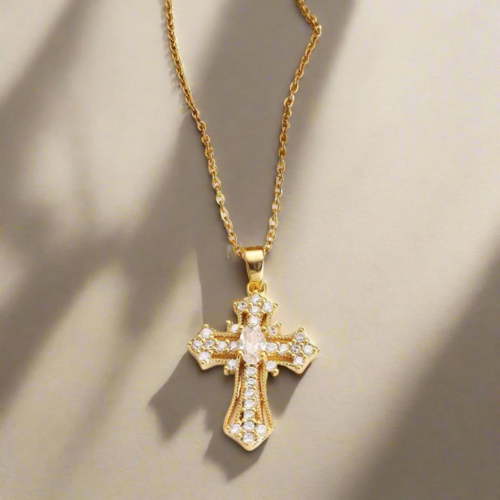 Elegant Cross Necklace